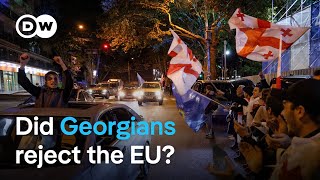 What Georgia election results mean for Georgia the EU and Russia  DW News [upl. by Kennith143]