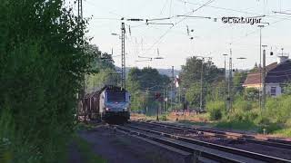 Roheisenzug mit Akiem BB 37002 in Bous Saar [upl. by Naujak745]