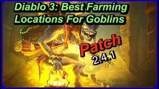 Diablo 3 Best Farming Spots for Menagerist and Rainbow Goblins Guide [upl. by Eiliah]