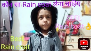 ZEEL Rain coat ll Best Rain coat in India 👰‍♂️⛈️🌧️🌧️ll Unboxing Review 4 July 2024 [upl. by Hardigg]