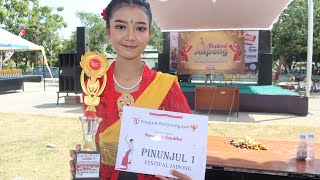 Novelian Juara 1 Festival Jaipong Pamanukan Tari Bentang Bentang [upl. by Aneelad826]