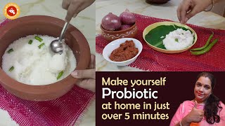 Homemade Probiotics  Fermented Rice  Healthy Breakfast How to Make Powerful Probiotic at Home [upl. by Imailiv759]