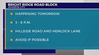 BrightRidge rolling roadblocks set for North Roan Street [upl. by Yralam]