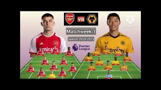 Havertz to Score 2 Goals Arsenal vs Wolves Line Up and Match Predictions [upl. by Namyac]