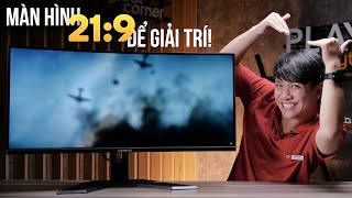 Đánh giá Gigabyte G34WQC  Màn hình 219 để GIẢI TRÍ [upl. by Rolando]