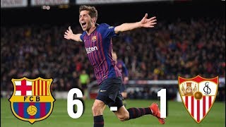 Barcelona vs Sevilla 61 Copa del Rey 2019 2ND LEG  MATCH REVIEW  INCREDIBLE COMEBACK [upl. by Atkins]