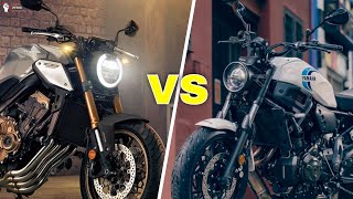 BATTLE OF NEO RETRO SPORTS BIKE  2022 YAMAHA XSR 700 VS HONDA CB650R [upl. by Sedda66]