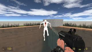 SCP 096 and SCP 096 paradox and SCP 173  s CHAOS in MAZEGARRYS MOD SANDBOX [upl. by Marys834]