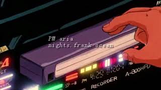 nights  frank ocean slowed  reverb [upl. by Eibob]