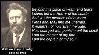 Invictus  poem by William Ernest Henley with text [upl. by Arrol452]