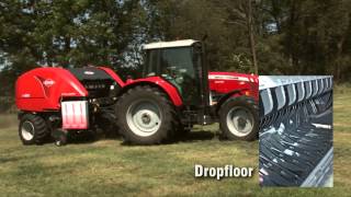 KUHN iBIO  Round BalerWrapper Combinations In action [upl. by Asilanom]