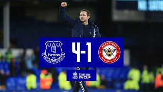 ALL THE GOALS EVERTON 41 BRENTFORD  FA CUP HIGHLIGHTS [upl. by Ronal]