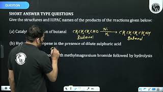 Give the structures and IUPAC names of the products of the reactions given belowa Catalytic r [upl. by Yarehs]