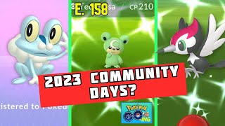 2023 COMMUNITY DAY PREDICTIONS amp Teddiursa Community Day  Pokémon GO E158 [upl. by Agarhs]