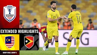 🇲🇾 Malaysia vs TimorLeste 🇹🇱 ASEAN Mitsubishi Electric Cup 2024 Group Stage Extended Highlights [upl. by Hamilton]