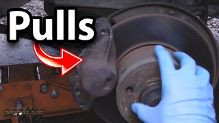 How to Fix Brakes that Pull to One Side [upl. by Ayota]