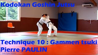 Kodokan Goshin Jutsu Technique 10  Gammen tsuki [upl. by Symons]