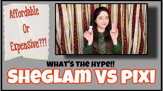 VIRAL Blushes Which blush is best Sheglam vs Pixi on the glow blush Full review  Abroo Hussain [upl. by Elahcim]