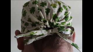 Drawstring Scrub Cap Sewing Tutorial [upl. by Analiese532]