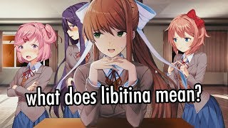 we ask the girls what libitina means  Doki Doki New END  Doki Doki Literature Club [upl. by Torrence]