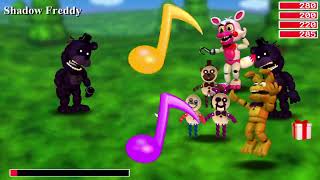 FNAF World  Randomizer Mod Normal Mode Completed [upl. by Lirba]