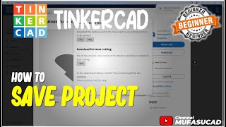 TinkerCAD How To Save [upl. by Akehsyt37]