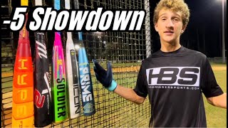 5 Showdown  Rawlings Icon  Easton Hype Fire  Marucci CatX2  Soldier Tank [upl. by Fisoi]