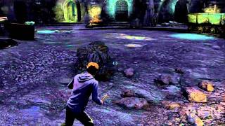 Harry Potter Deathly Hallows Part 2 Cave Combat Gameplay [upl. by Llenrac]