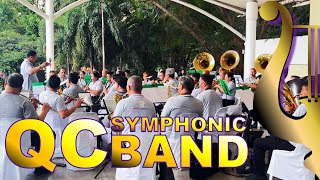 Bamboo Medley performed by Quezon City Symphonic Band  QCSB Concert at Quezon City Circle [upl. by Gilliam]