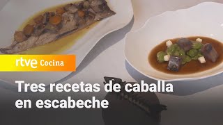 Aprende a preparar 3 recetas con caballa en escabeche  Aquí la Tierra  RTVE Cocina [upl. by Laurent786]