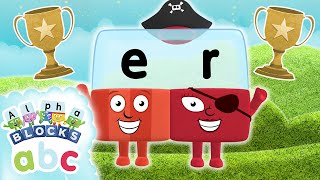 Alphablocks  Teamwork Letters  Phonics  Learn to Read [upl. by Aitrop]