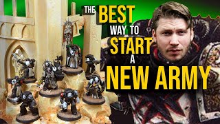 The best way to start a new Warhammer 40k army  Black Templars [upl. by Emelen]