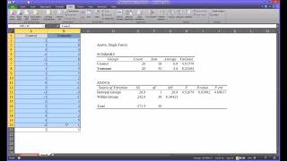 Pretest and Posttest Analysis Using Excel [upl. by Cassi]