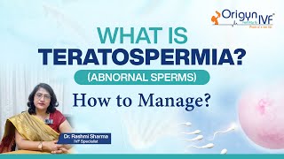 Teratospermia क्या होता है Abnormal Sperm  How to Manage Teratospermia  Diagnosis and treatment [upl. by Leffert991]