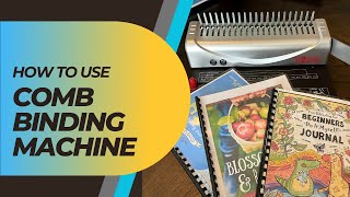 Affordable amp EasytoUse Comb Binding Machine for Homeschooling amp Work A StepbyStep Guide [upl. by Hogue253]