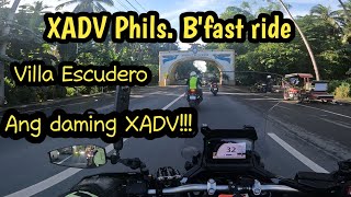 X ADV 750  XADV Phils Breakfast ride at Villa Escudero [upl. by Ailene]