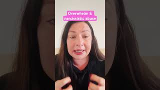 Overwhelm amp narcissistic abuse narcissisticabuserecoverycoaching [upl. by Navarro757]