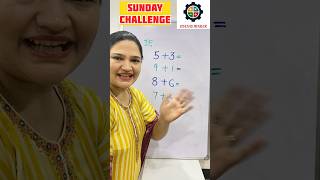 SUNDAY CHALLENGE ANYONE ❓ maths shorts challenge sunday viralvideo [upl. by Holmun]