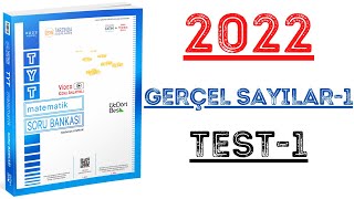 2022 345 TYT MATEMATİK  GERÇEL SAYILAR1 TEST1  yks2022 tyt2022 2022tayfa 345 [upl. by Madison]