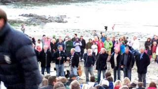 Fishermans Friends live on the beach Part 2 [upl. by Aicad]