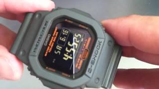 Casio GShock G5600KG3 Solar Military Green 5600 Watch [upl. by Fraser]