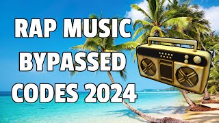 LOUD RAP MUSIC BYPASSED Roblox Ids WORKING 2024 [upl. by Rabin411]