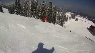 JAHORINA DOWNHILL crna staza sa padom HD [upl. by Nagem103]