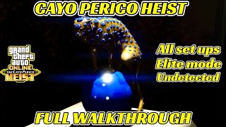 FULL WALKTHROUGH Cayo Perico Heist Solo 2024  GTA ONLINE [upl. by Grannie]