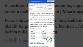 How to Link Word Table Caption to Document Body CrossReference [upl. by Ahsienyt468]