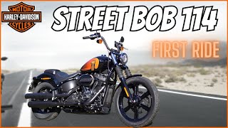 Harley Davidson Street Bob First Ride Review [upl. by Mamoun685]