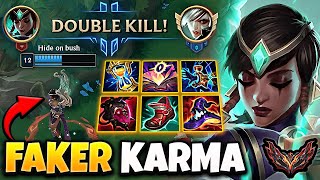 T1 Faker Karma vs Neeko  MID  Korea Grandmaster Patch 143 ✅ [upl. by Bj308]