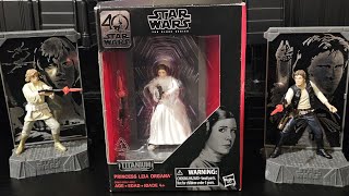 Princess Leia Titanium Series Star Wars A New Hope The Black Series 375quot [upl. by Canice]