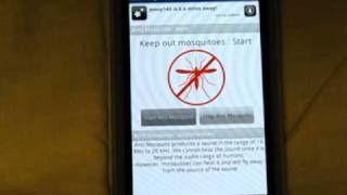 Chase mosquitoes away with your Android phone Review of Anti Mosquito [upl. by Vaas]