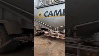 pumping cement from truck to silo for concrete batching plant [upl. by Anihtyc482]